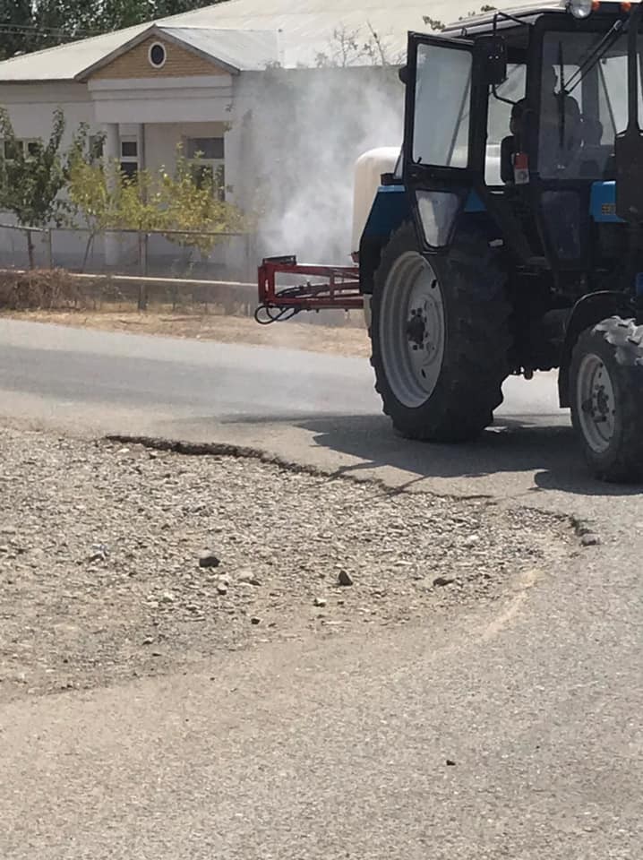 Füzuli rayonunda gücləndirilmiş dezinfeksiya işləri davam etdirilir