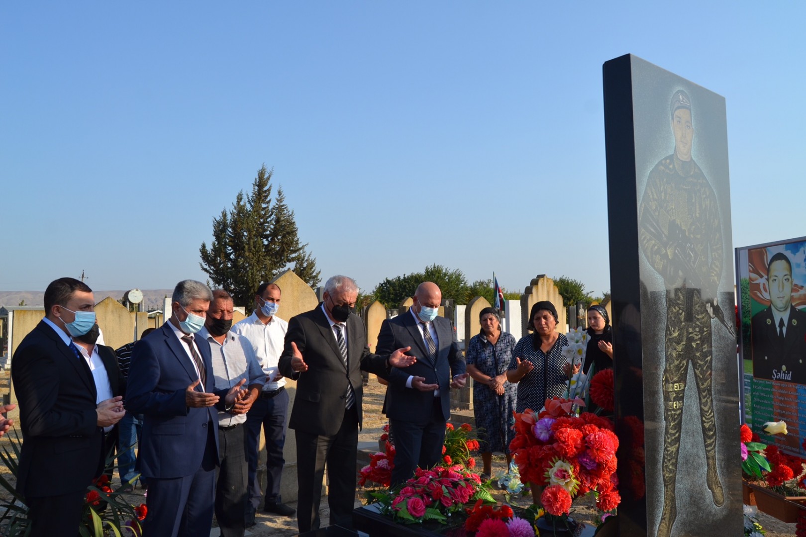 Anım günü münasibəti ilə Füzuli rayonunda şəhid məzarlarının ziyarəti davam edir-