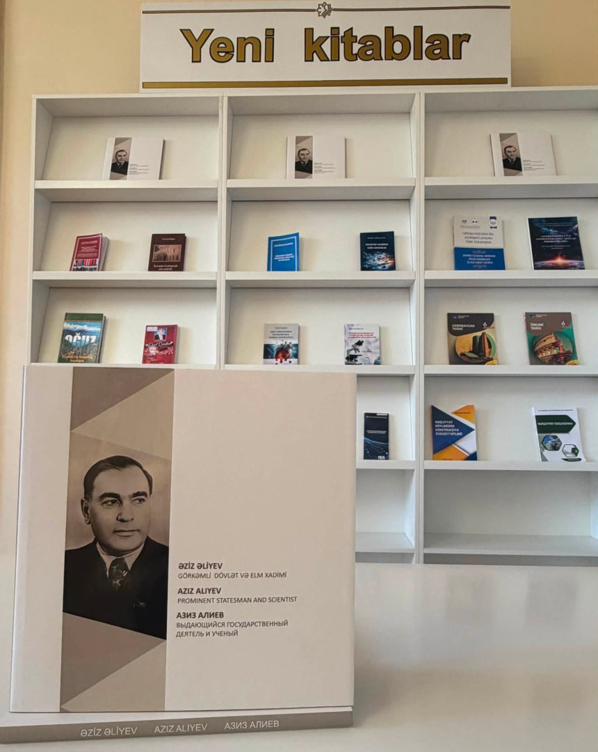 “Əziz Əliyev.Görkəmli elm və dövlər xadimi” kitabı Milli Kitabxanaya daxil olub