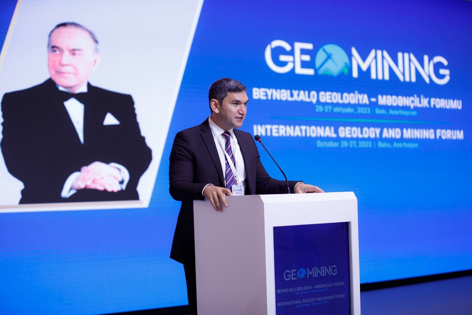 Beynəlxalq Geologiya-Mədənçilik Forumunun rəsmi açılış mərasimi keçirilib-