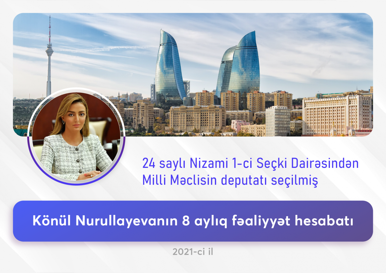 Son 8 ayda Könül Nurullayeva 1806 vətəndaş müraciəti qəbul edib