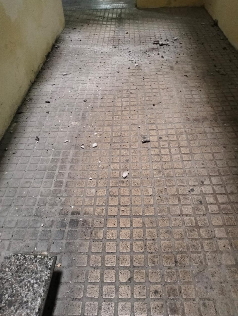 Səbail rayonunda tarixi binanın blokuna dair tavanın təmirinə ehtiyac duyulur