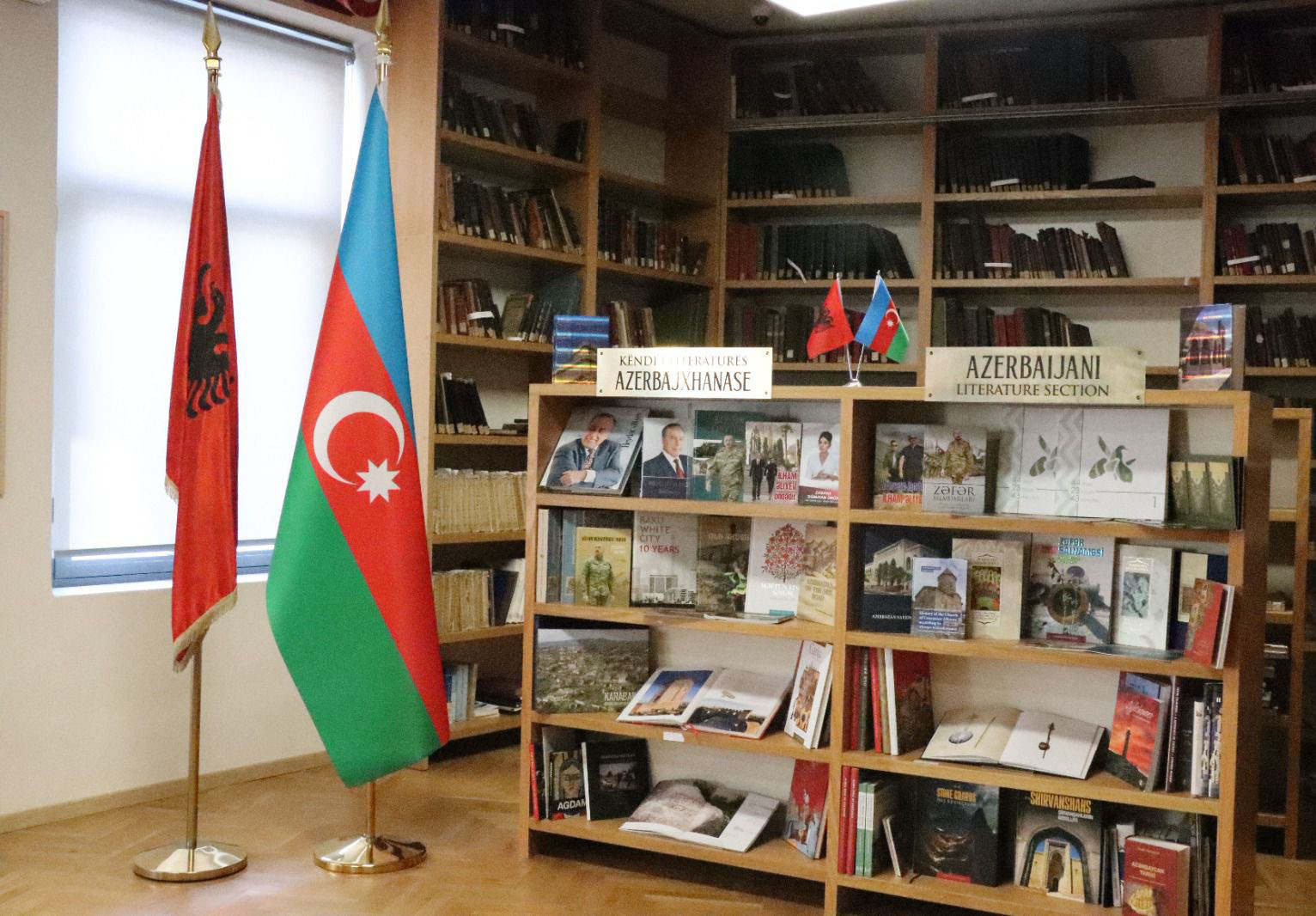 Albaniya Milli Kitabxanasında Azərbaycan Ədəbiyyatı bölməsinin açılış mərasimi keçirilib