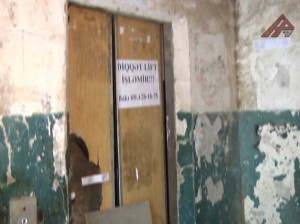 "Tros" qrılıb, lift şaxtaya düşüb