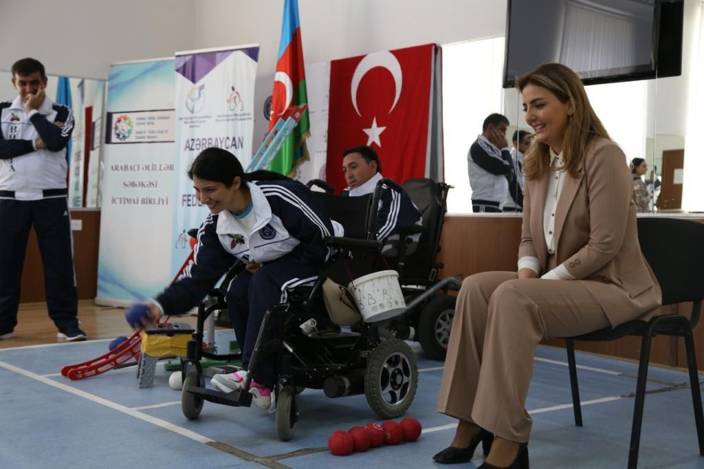 Könül Nurullayeva Boccia İdman Federasiyasının idmançı və rəhbər heyəti ilə görüşüb