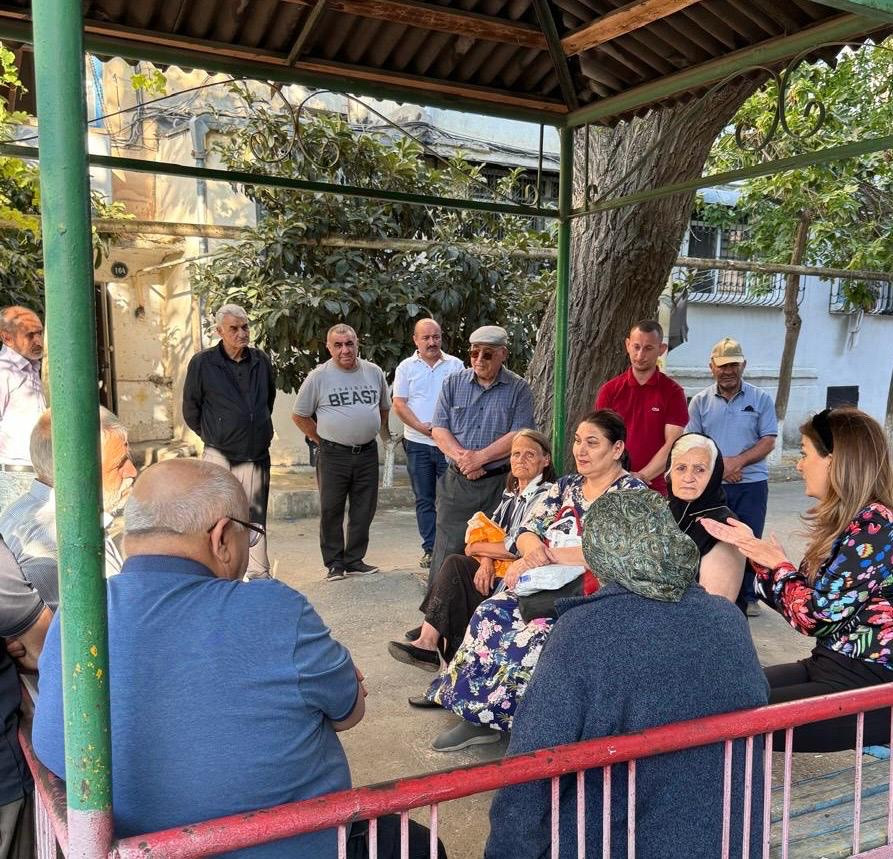 Könül Nurullayeva növbəti səyyar qəbulunu keçirib