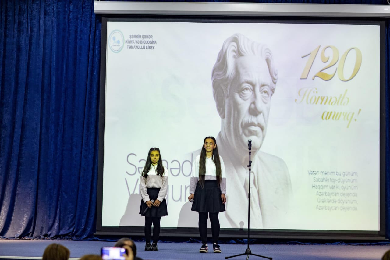Şəmkirdə sözün günəşi yenidən doğdu:Poeziyanın işığında bir məktəb, bir xalq, bir millətin yaddaşı dilə gəldi