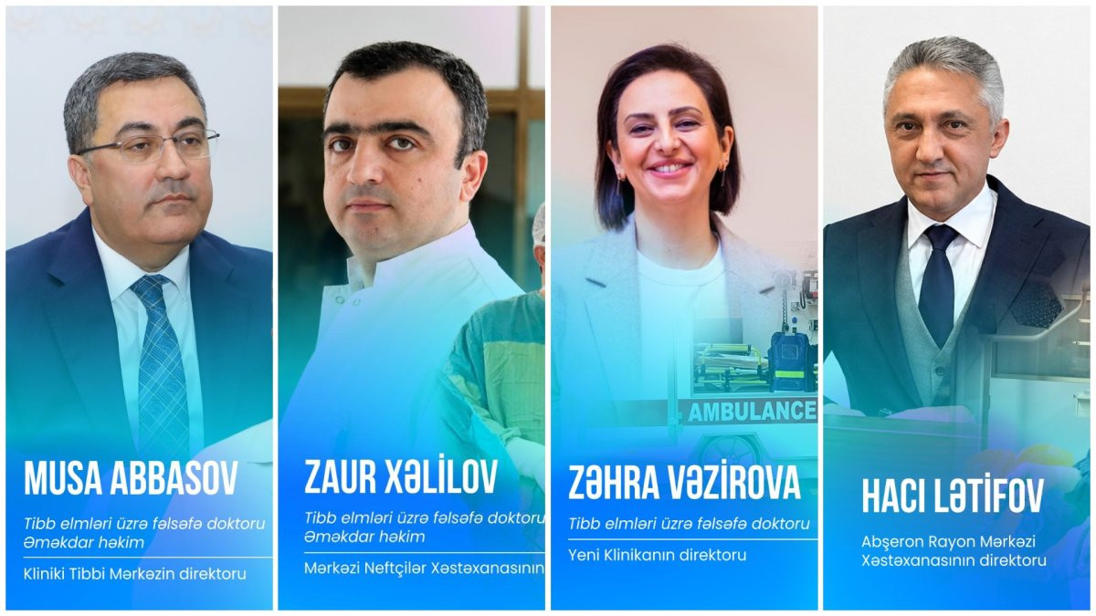 TƏBİB-in tabeli tibb müəssisələrinə yeni rəhbər şəxslər təyin olunub