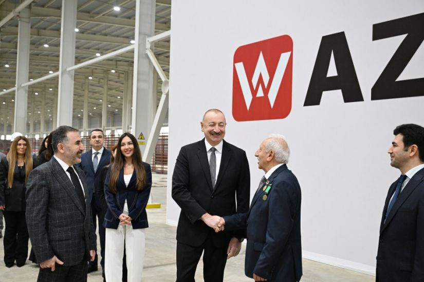 Prezident İlham Əliyev “AZWOOL” mineral daş yunu zavodunun açılışında iştirak etdi -
