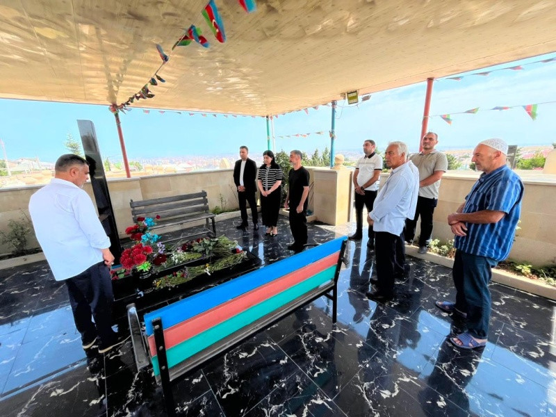 Abşeron rayonunda şəhidlərimiz və onların ailə üzvləri ziyarət olunub