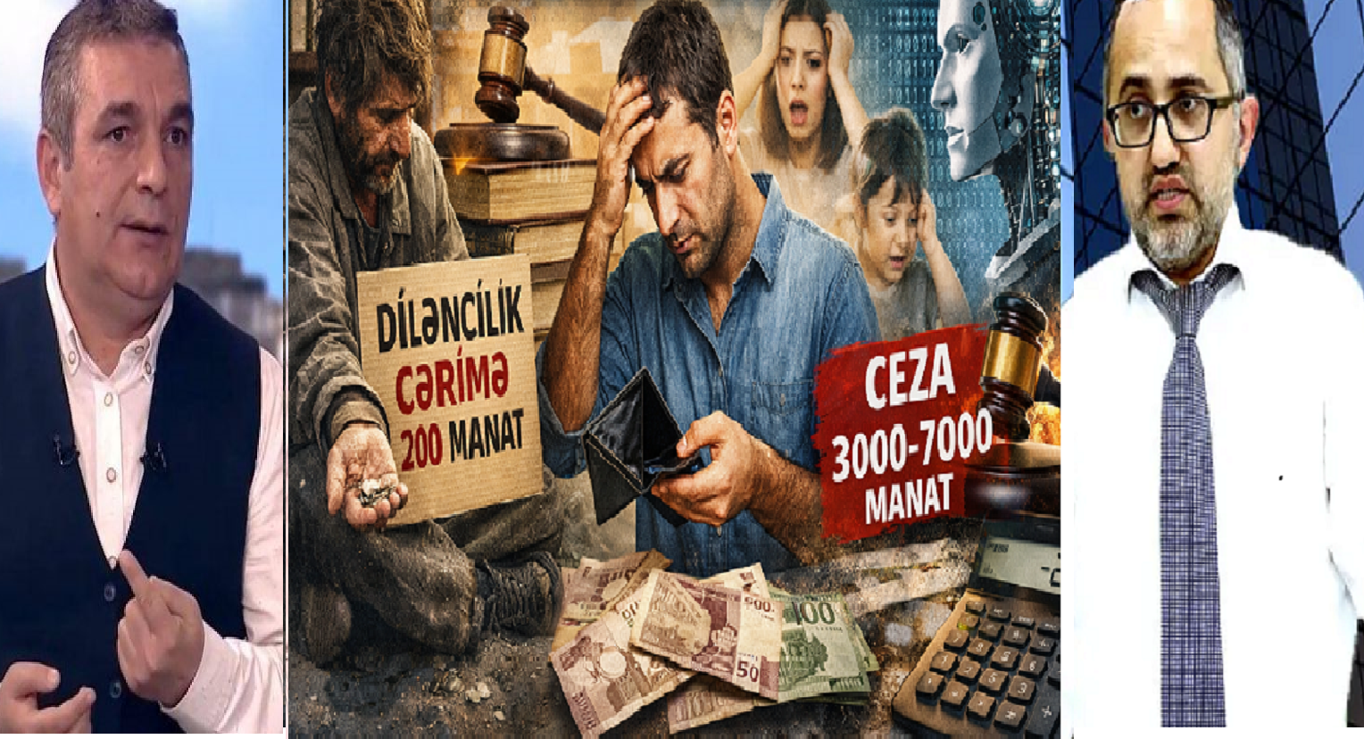 Dilənçilik edən şəxslər cərimələnəcək