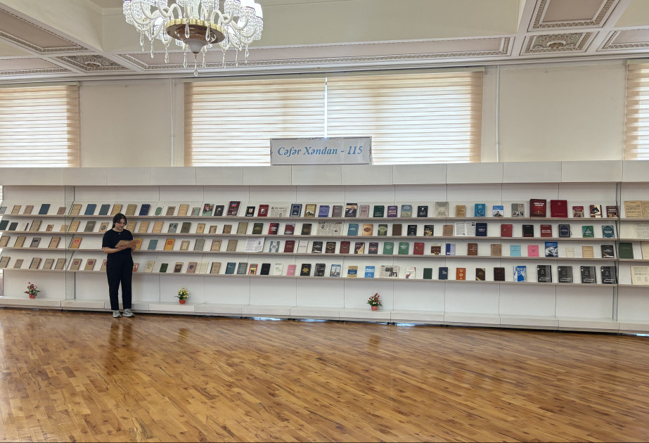 Milli Kitabxanada "Cəfər Xəndan – 115" adlı kitab sərgisi açılıb