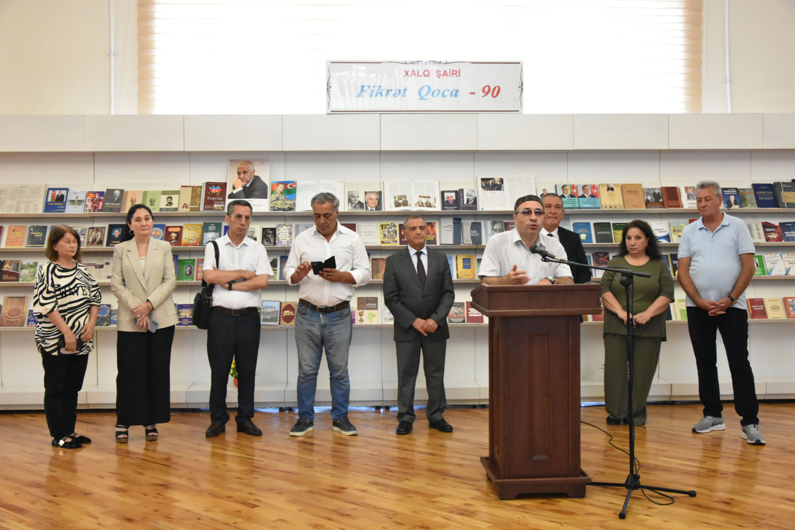 Milli Kitabxanada Xalq şairi Fikrət Qocanın 90 illik yubleyinə həsr olunmuş “Xalq şairi Fikrət Qoca” adlı tədbir keçirilib