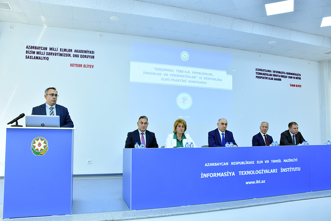 "Rəqəmsal tibb 4.0: problemlər, imkanlar və perspektivlər" respublika elmi-praktiki konfransı keçirilib