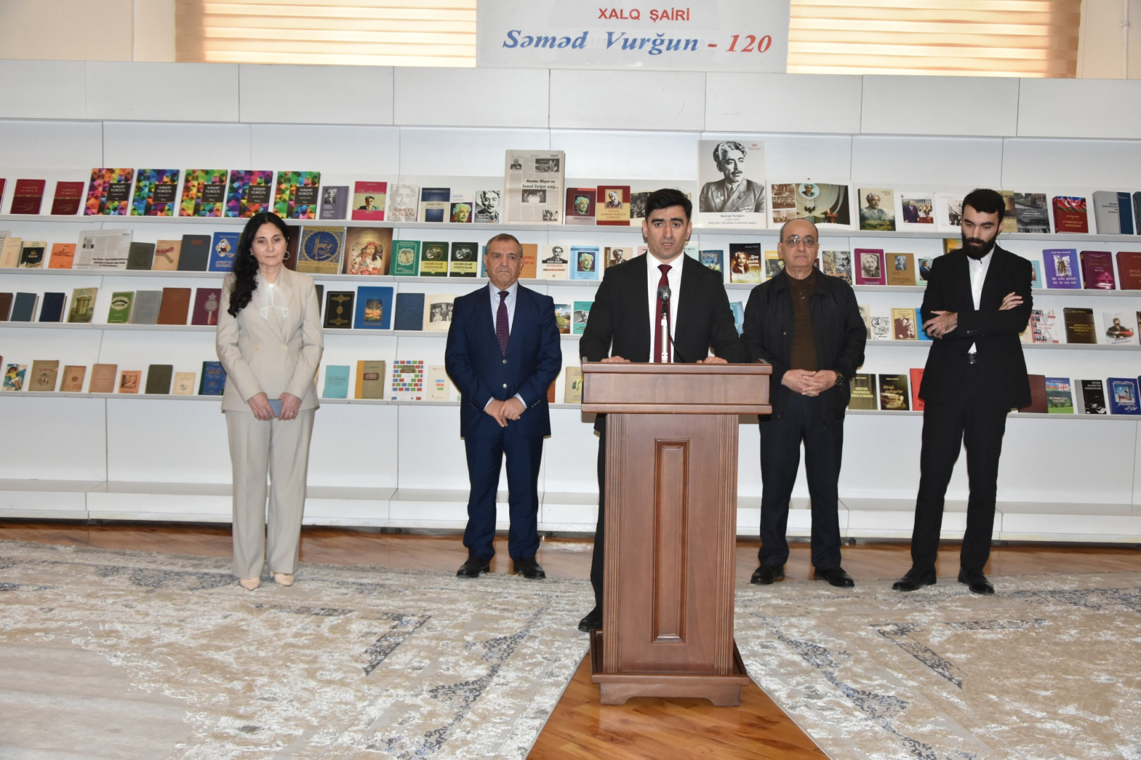 XX əsr Azərbaycan ədəbiyyatının görkəmli siması Səməd Vurğunun 120 illiyinə həsr olunmuş tədbir keçirilib
