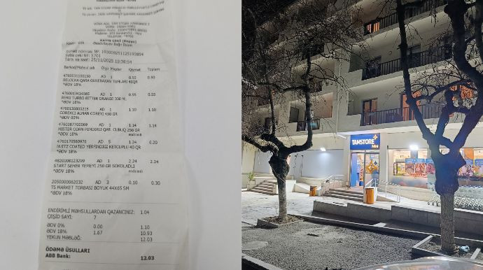 Xankəndidəki supermarket vətəndaşları aldatmağa başladı - "Tamstore" ifşa edildi -