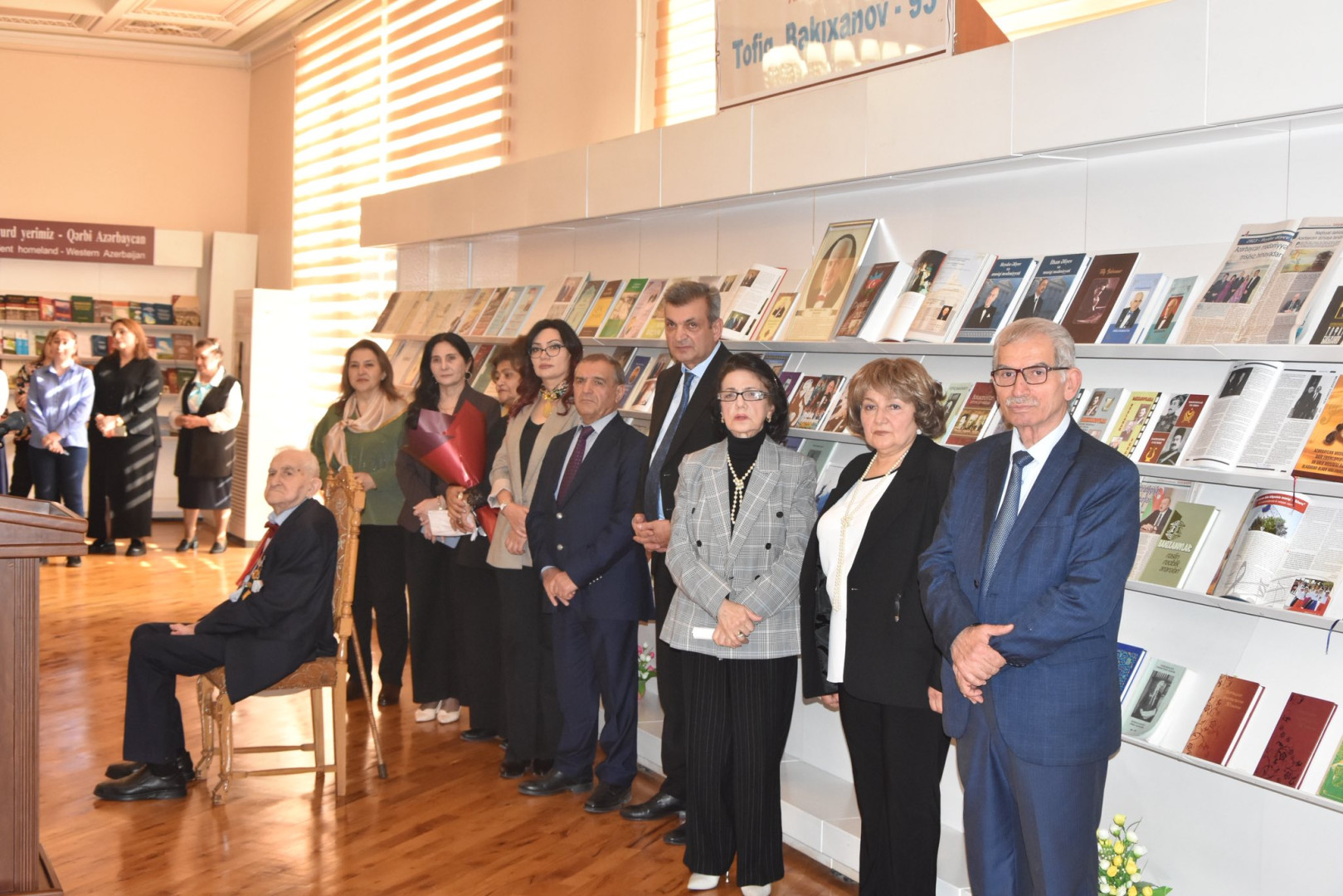 Azərbaycan Milli Kitabxanasında Tofiq Bakıxanovun 95 illik yubileyinə həsr olunmuş tədbir keçirilib