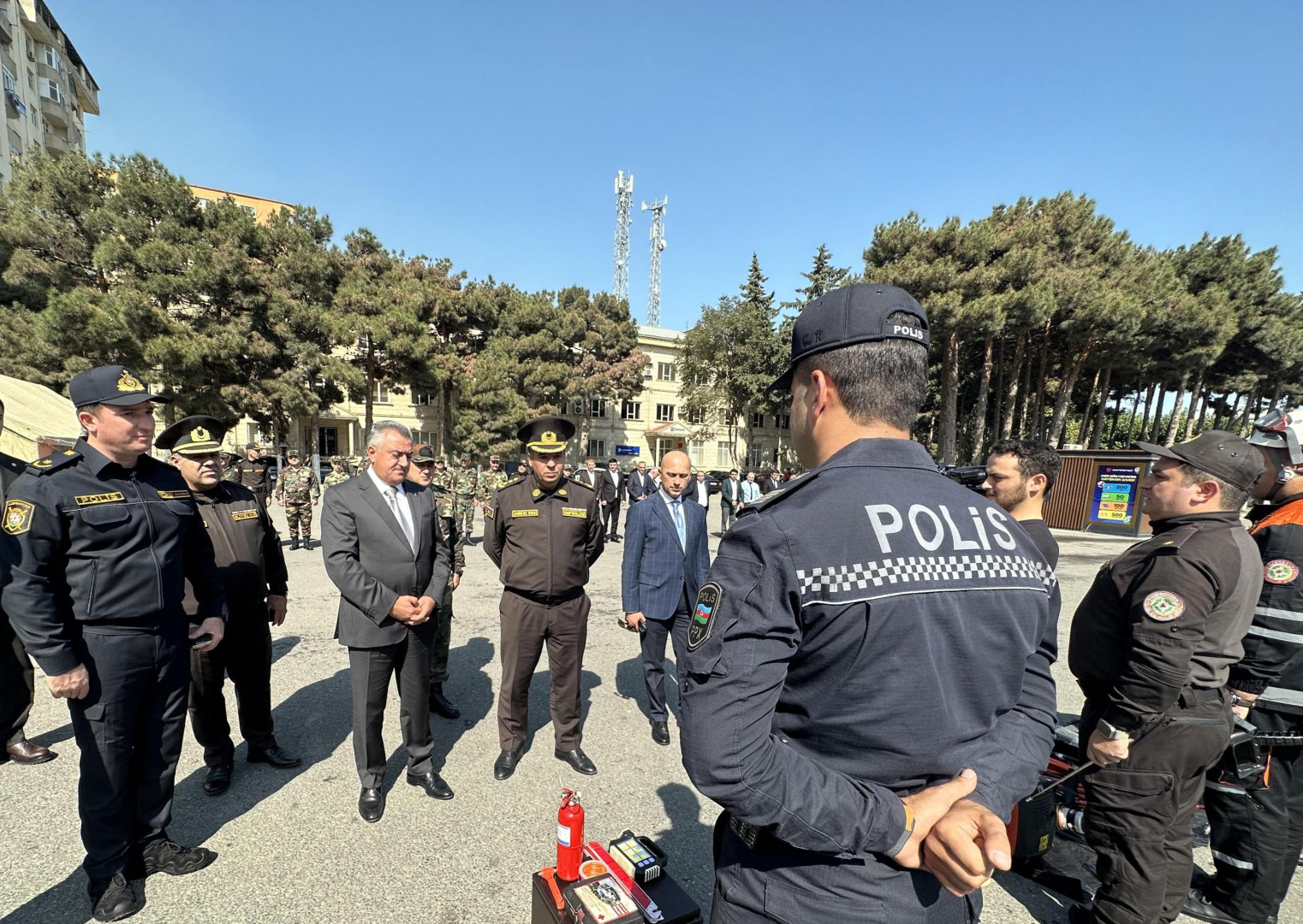 Abşeron rayonunda FHN-in Sumqayıt Regional Mərkəzi tərəfindən nümunəvi mülki müdafiə məşqi təşkil edilib
