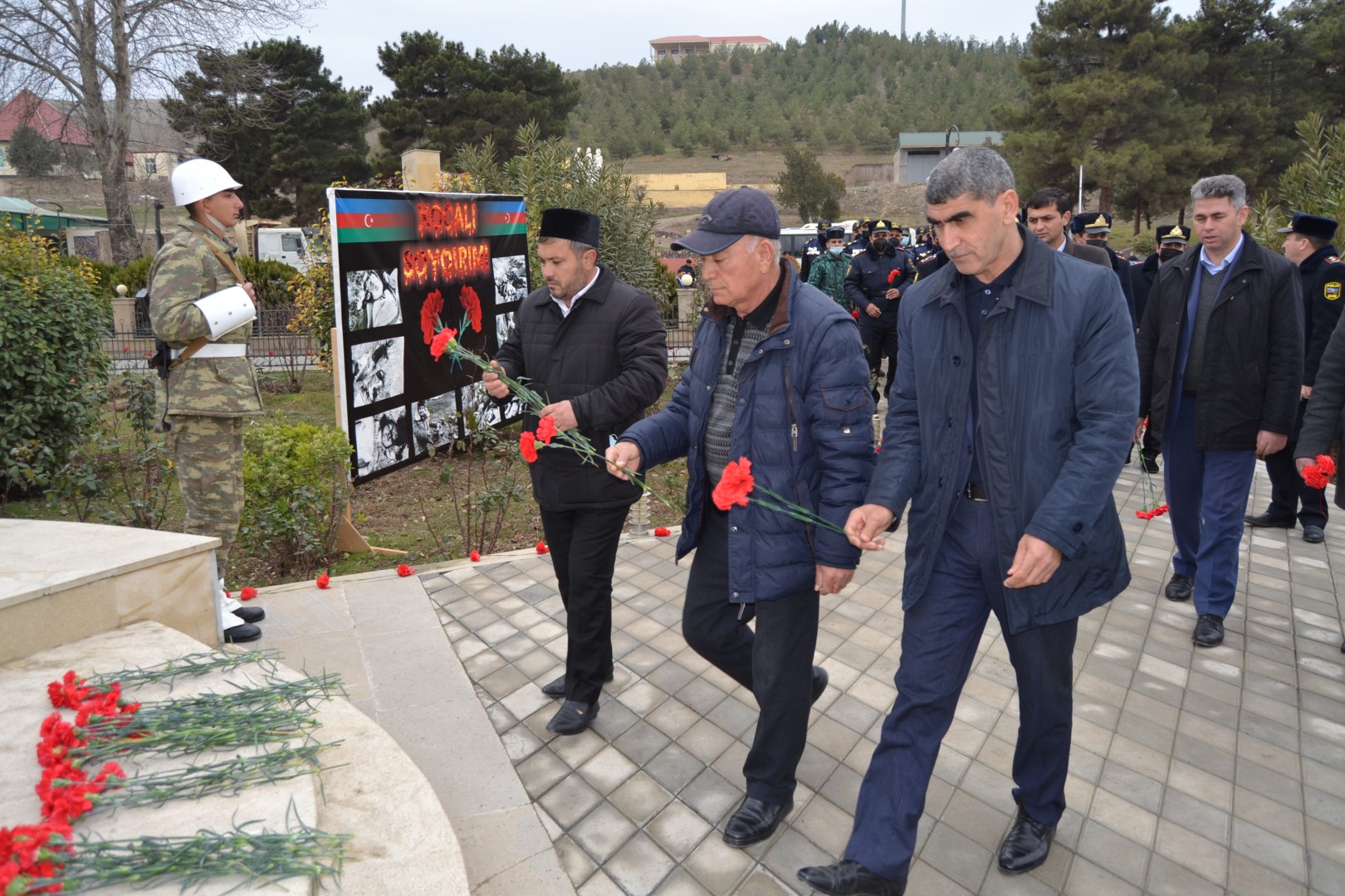 Füzuli rayonunda Xocalı soyqrımı qurbanlarının xatirəsi anılıb- FOTOLAR