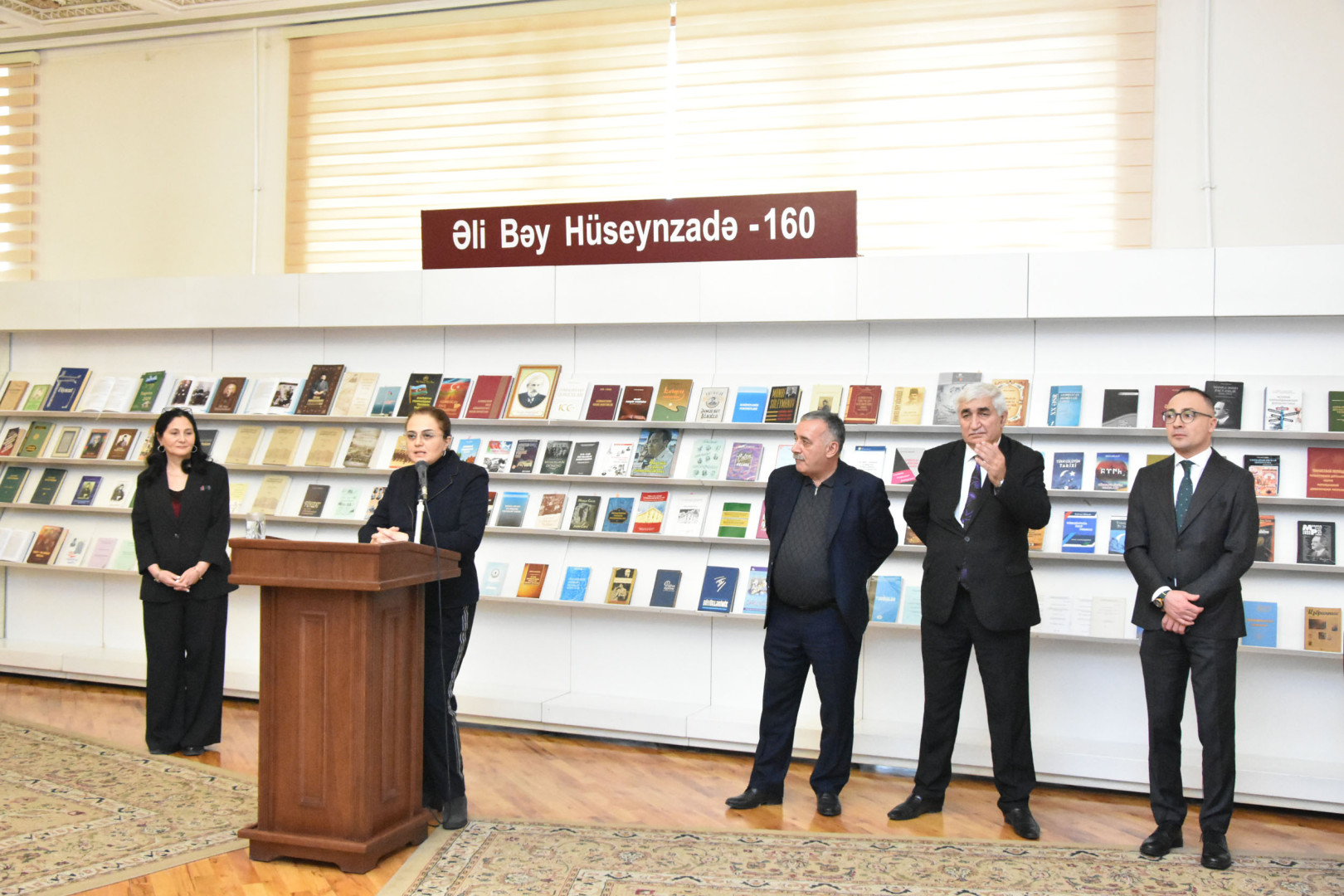 Əli bəy Hüseynzadənin anadan olmasının 160 illik yubileyi münasibətilə kitab sərgisinin açılış mərasimi keçirilib