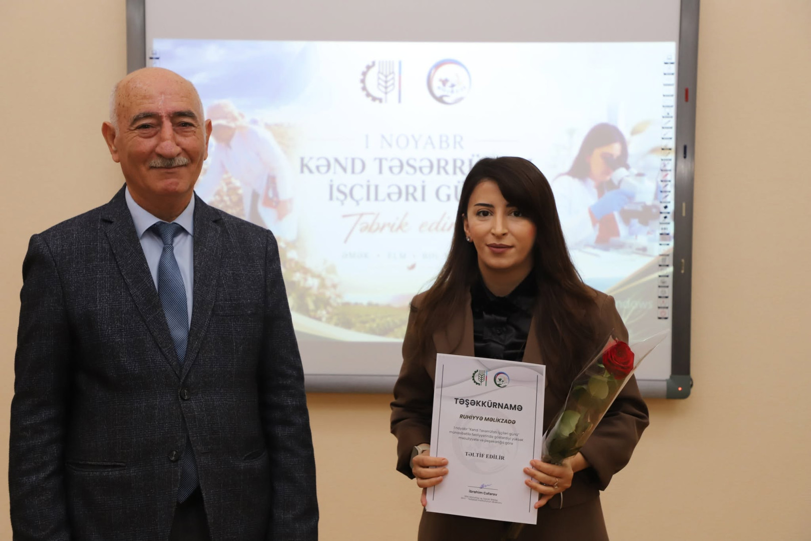 Bitki Mühafizə və Texniki Bitkilər Elmi-Tədqiqat İnstitutunda 1 Noyabr – Kənd Təsərrüfatı İşçiləri Günü münasibətilə tədbir keçirilib