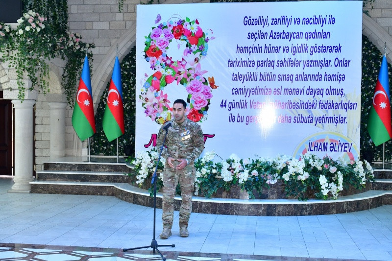 Abşeron rayonunda "Dünyada ən uca zirvədir - Qadın" mövzusunda bayram şənliyi keçirilib