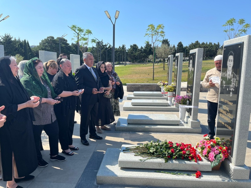 Abşeron rayonunda şəhidlərimiz və onların ailə üzvləri ziyarət olunub