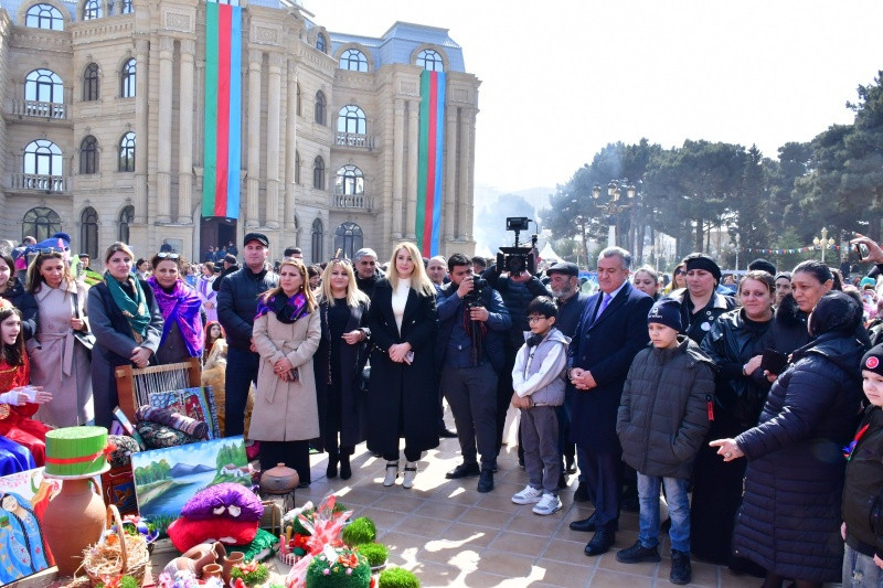 Abşeron rayonunda ümumrayon Novruz bayramı şənliyi keçirilib