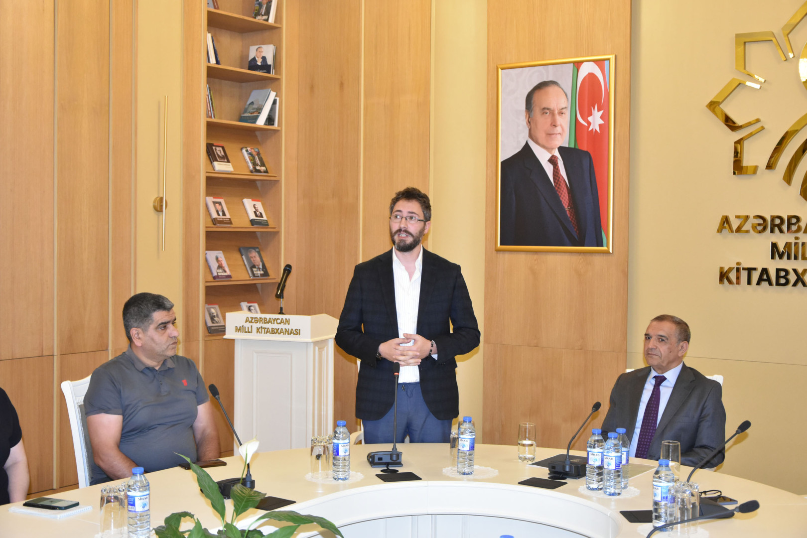 Azərbaycan Milli Kitabxanasının yeni loqosunun təqdimat mərasimi keçirilib