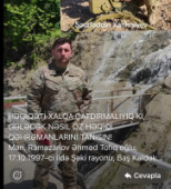 HƏQİQƏTİ XALQA ÇATDIRMALIYIQ Kİ, GƏLƏCƏK NƏSİLLƏR ÖZ HƏQİQİ QƏHRƏMANLARINI TANISIN!
