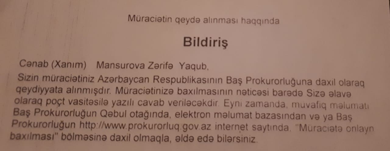 Rektor müəllimə cavab verdi : “Sizə veriləcək dərs saatı yoxdu”