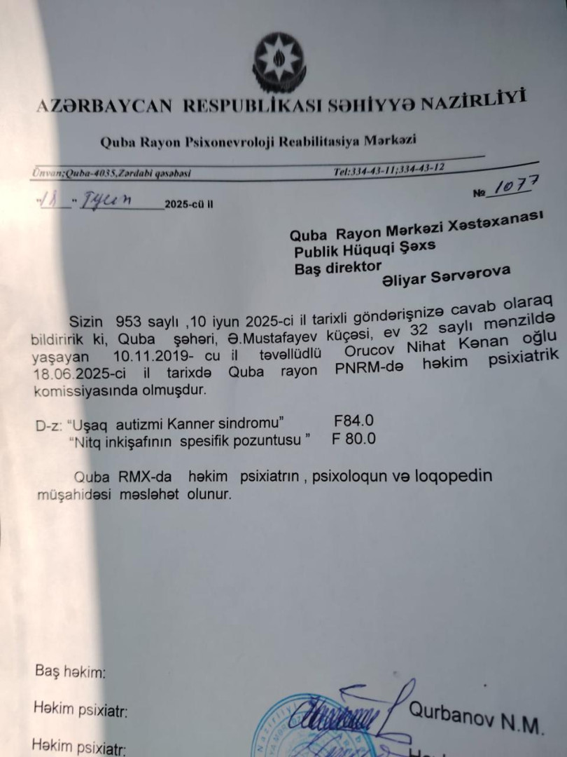 Balaca NİHAT ağır xəstəlikdən əziyyət çəkir,köməyə ehtiyacı var