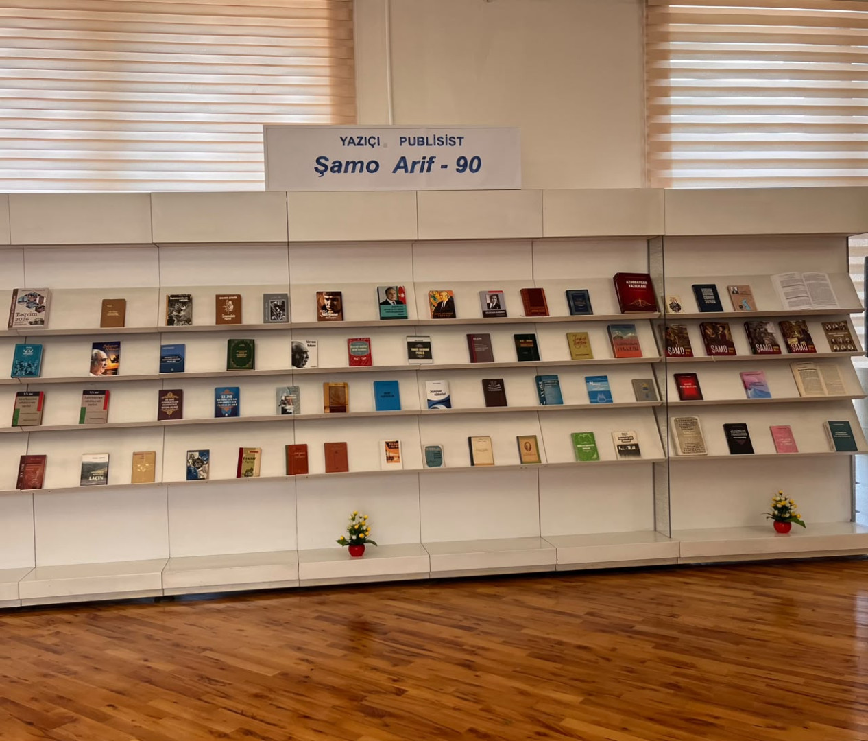 Milli Kitabxanada “Yazıçı, publisist Şamo Arif - 90” adlı ənənəvi kitab sərgisi istifadəçilərə təqdim olunub