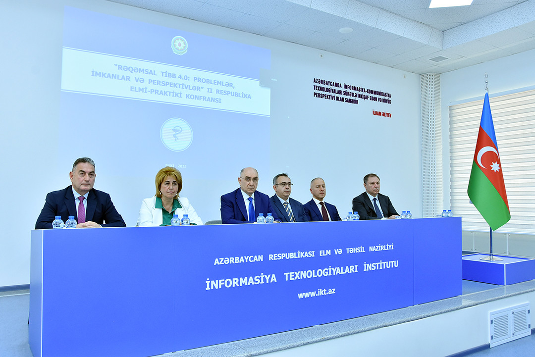 "Rəqəmsal tibb 4.0: problemlər, imkanlar və perspektivlər" respublika elmi-praktiki konfransı keçirilib