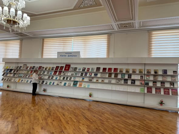 Milli Kitabxanada “Professor Kərim Şükürov” adlı ənənəvi kitab sərgisi istifadəçilərə təqdim olunub