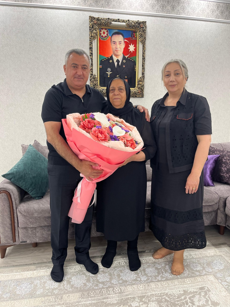 Abşeron rayonunda şəhidlərimiz və onların ailə üzvləri növbəti dəfə ziyarət olunub