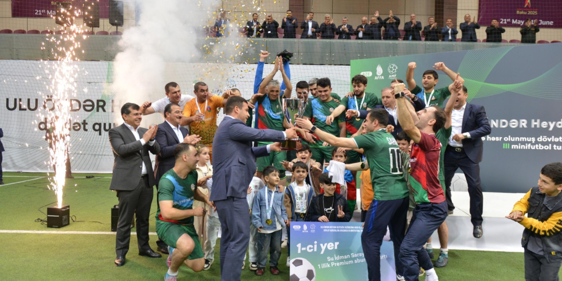 Heydər Əliyevin xatirəsinə həsr olunmuş III minifutbol turniri:Ədliyyə Nazirliyinin komandası...