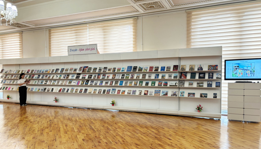 Milli Kitabxanada “20 noyabr - Ağdam Şəhəri Günü” adlı virtual və eyniadlı ənənəvi kitab sərgisi istifadəçilərə təqdim olunub