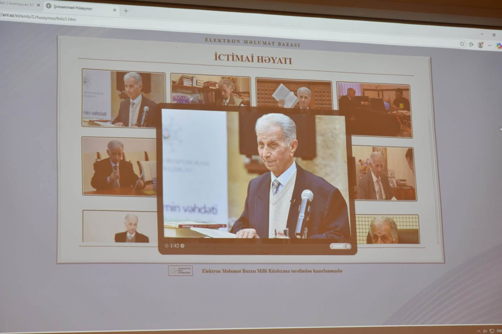 Azərbaycan Milli Kitabxanasında professor Şirməmməd Hüseynovun “İstiqlal söhbətləri” kitabının təqdimat mərasimi keçirilib