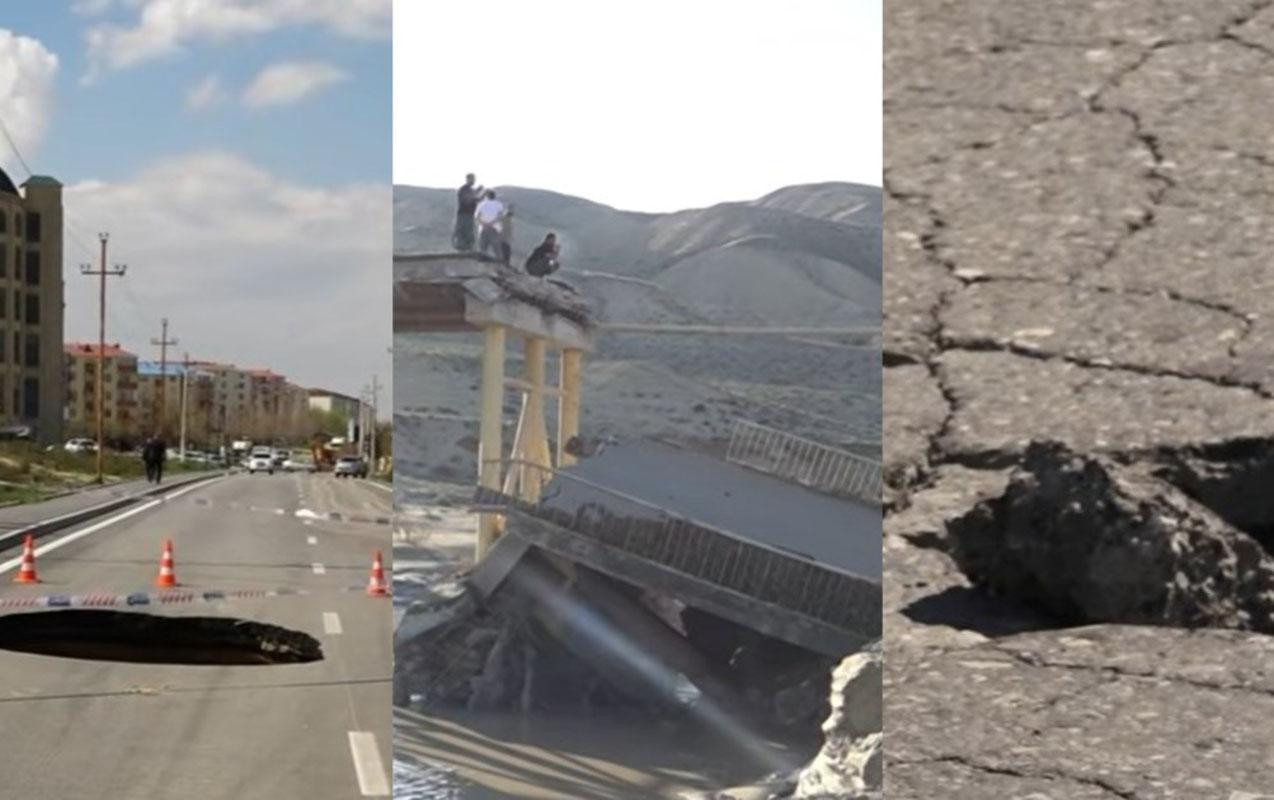 Bakı-Qazax yolu da bərbad vəziyyətə düşüb -