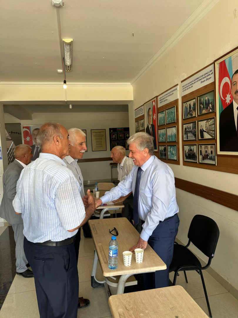 Deputat Fəzail İbrahimli Masallıda seçicilərlə görüş keçirib və vətəndaşları qəbul edib –