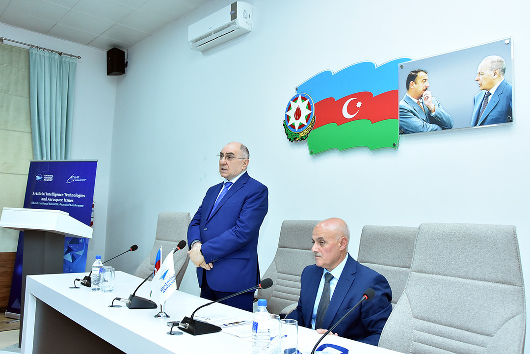 "Süni intellekt texnologiyaları və aerokosmik problemlər" III beynəlxalq elmi-praktik konfrans keçirilib