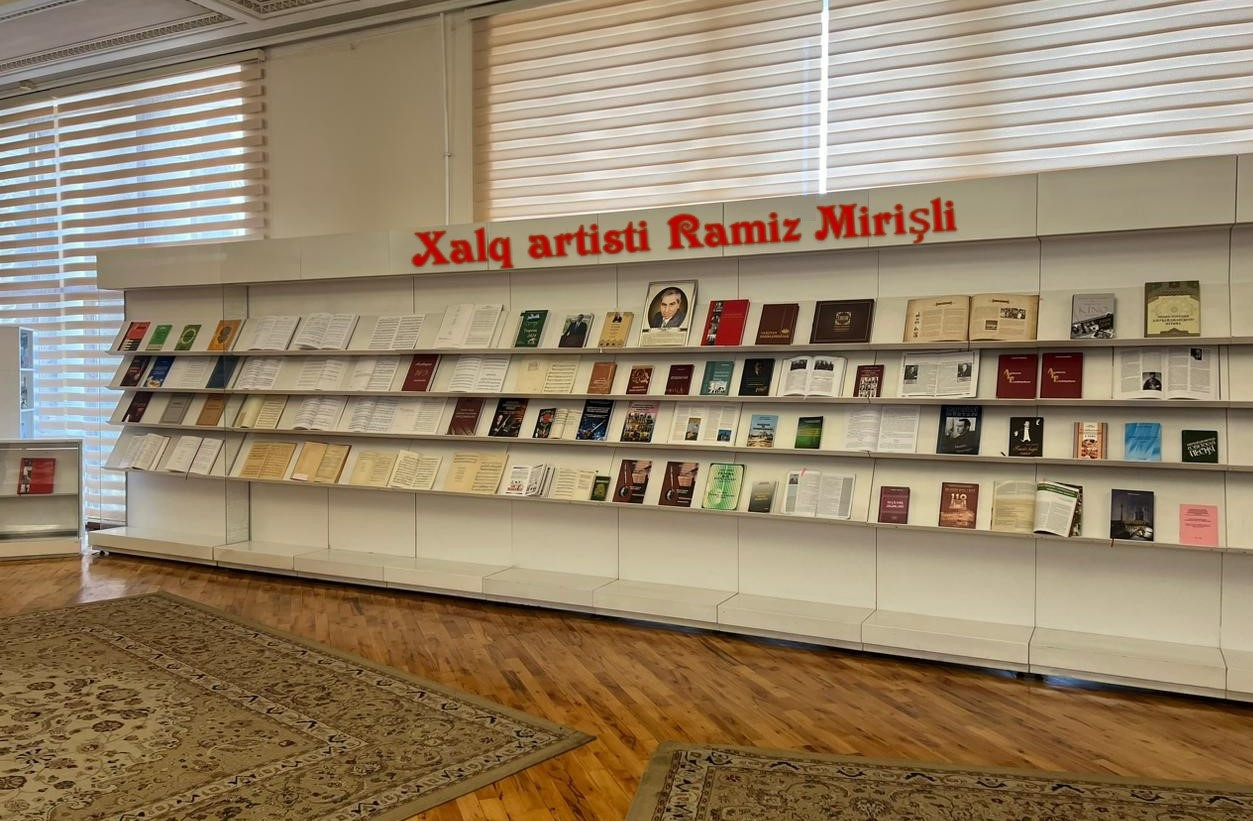 Milli Kitabxanada "Xalq artisti Ramiz Mirişli" adlı kitab sərgisi açılıb