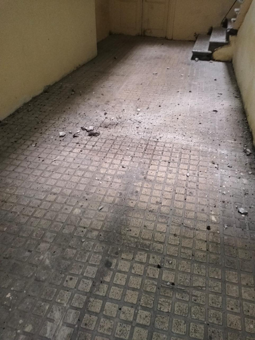 Səbail rayonunda tarixi binanın blokuna dair tavanın təmirinə ehtiyac duyulur