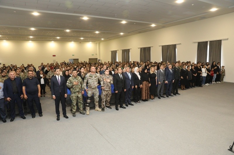 Abşeron rayonunda şəhidlərin anım gününə həsr olunmuş tədbir keçirilib-