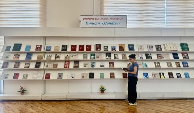 Milli Kitabxanada “Əməkdar elm xadimi, professor Timuçin Əfəndiyev” adlı kitab sərgisi açılıb