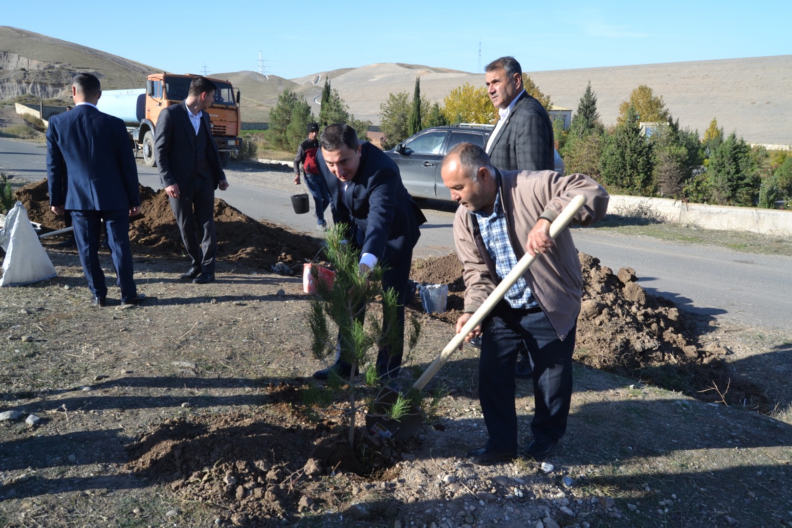 Füzuli rayonunda hər şəhidin adına bir ağac əkilib