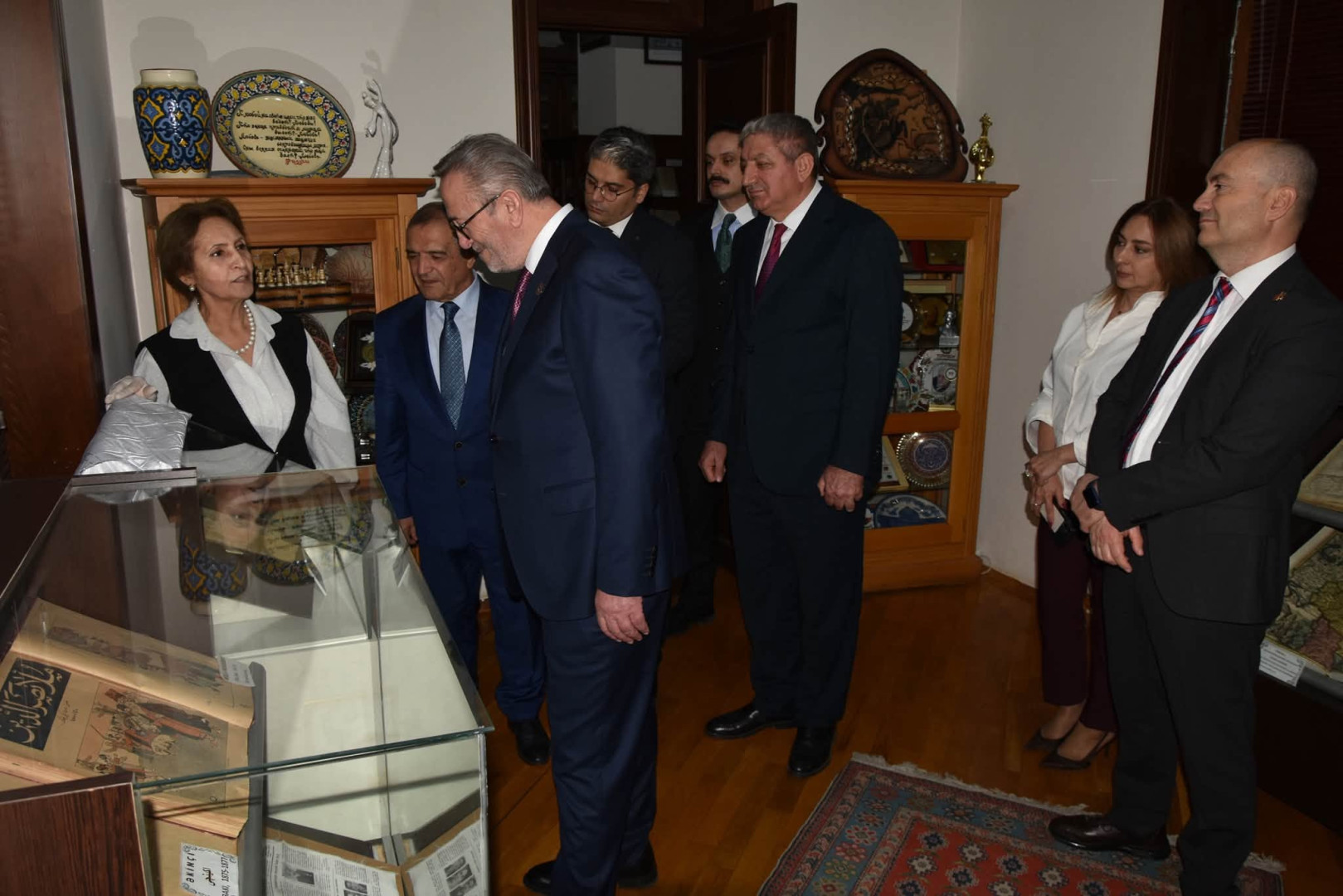 Türkiyənin mədəniyyət və turizm nazirinin müavini Coşqun Yılmaz Milli Kitabxananı ziyarət edib