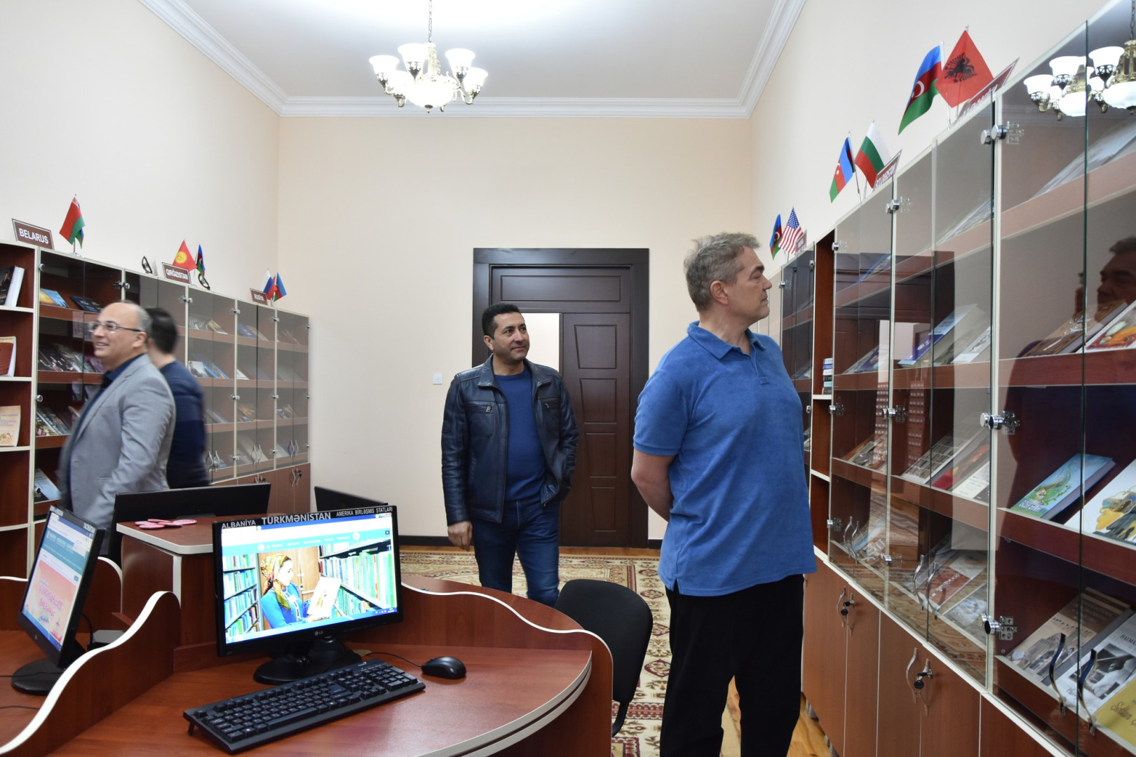 Türkiyəli tanınmış alim Azərbaycan Milli Kitabxanasının qonağı olub