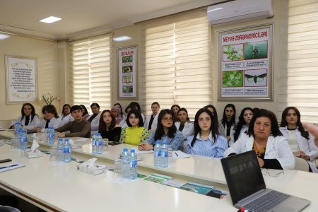 Dənli taxıl bitkilərinin xəstəliklərinə dair təlim keçirilib